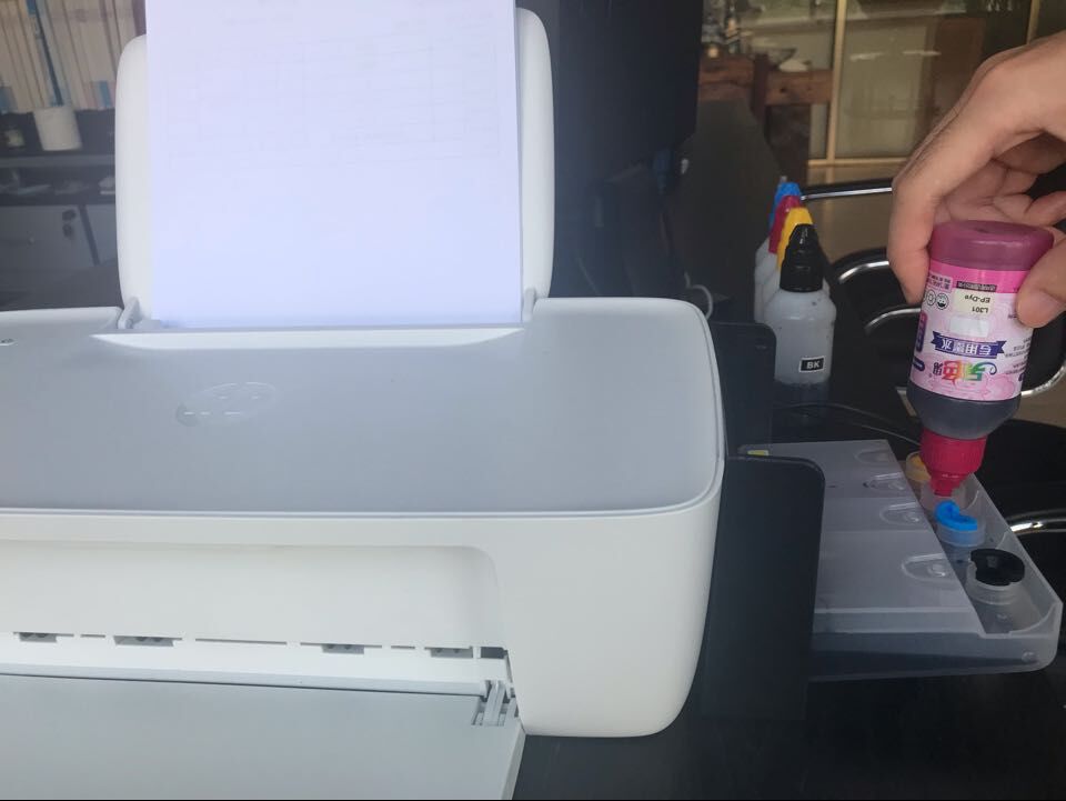 HP printer with CISS kit HP printer with CISS kit