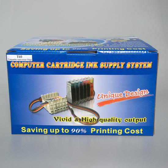 Continuous ink supply system( CISS) for Epson T60/T50/P50 desktop inkjet printer 