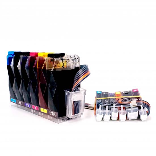 6-colors PGI-580 CLI-581 CISS Compatible For Canon PIXMA TS8350/TS8250/TS8150/TS9150  Printers